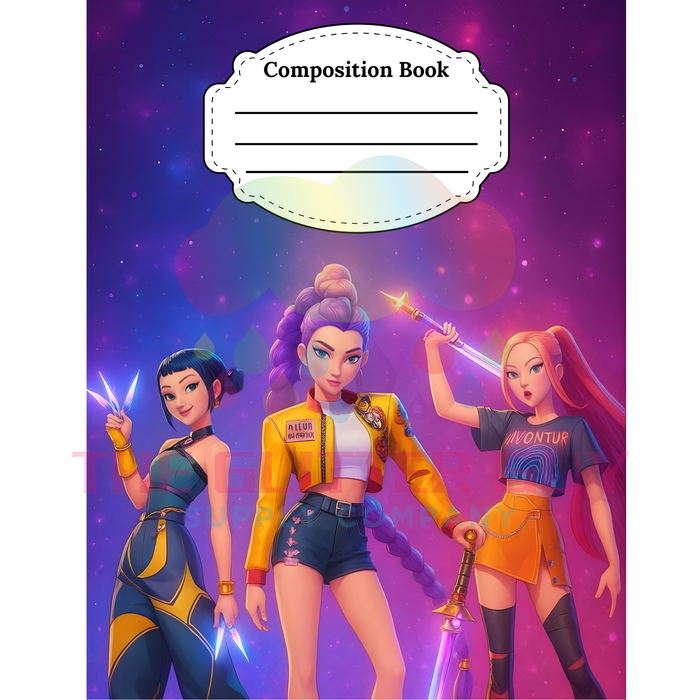 Notebook Wraps - Pop Girls Battle