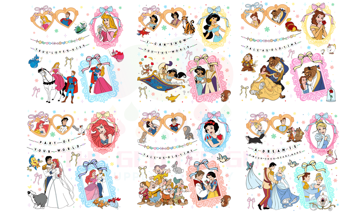 Princess Love - Premade Gang Sheet