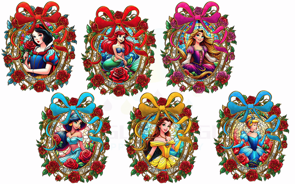 Princess Rose Portraits - Premade Gang Sheet