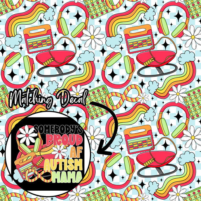 Printed Vinyl - Autism Mama 292