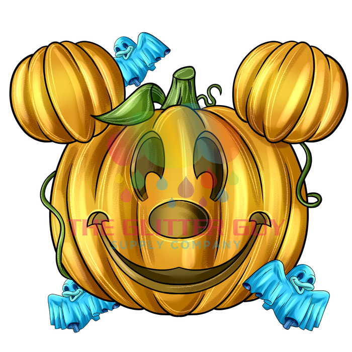 Printed Decal - Pumpkin Mouse