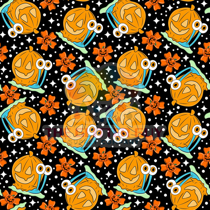 Printed Vinyl - Pumpkin Snail 345