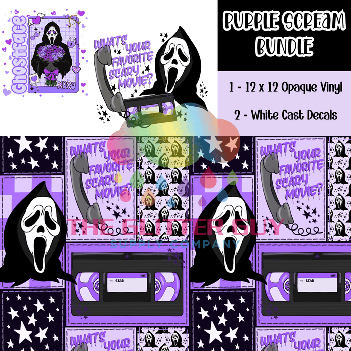 Purple Scream - Printed Vinyl Bundle