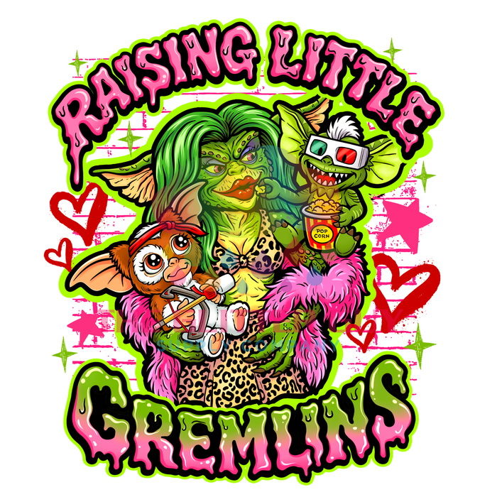 Printed Decal - Raising Gremlins