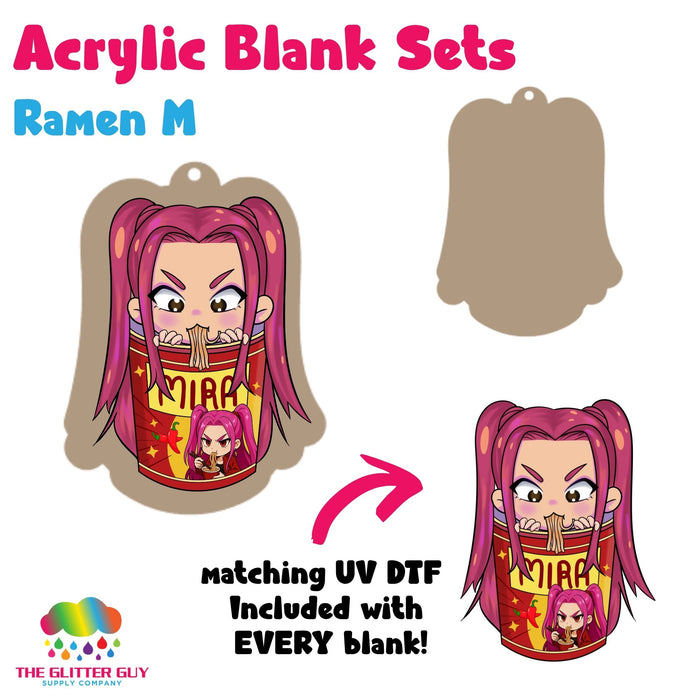 Acrylic Blank & Keychain Kit - Ramen M