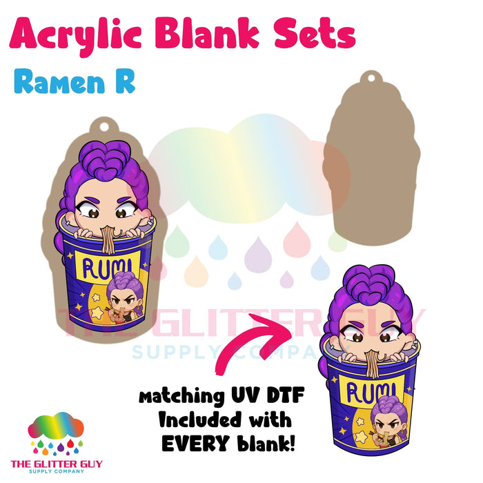 Acrylic Blank & Keychain Kit - Ramen R