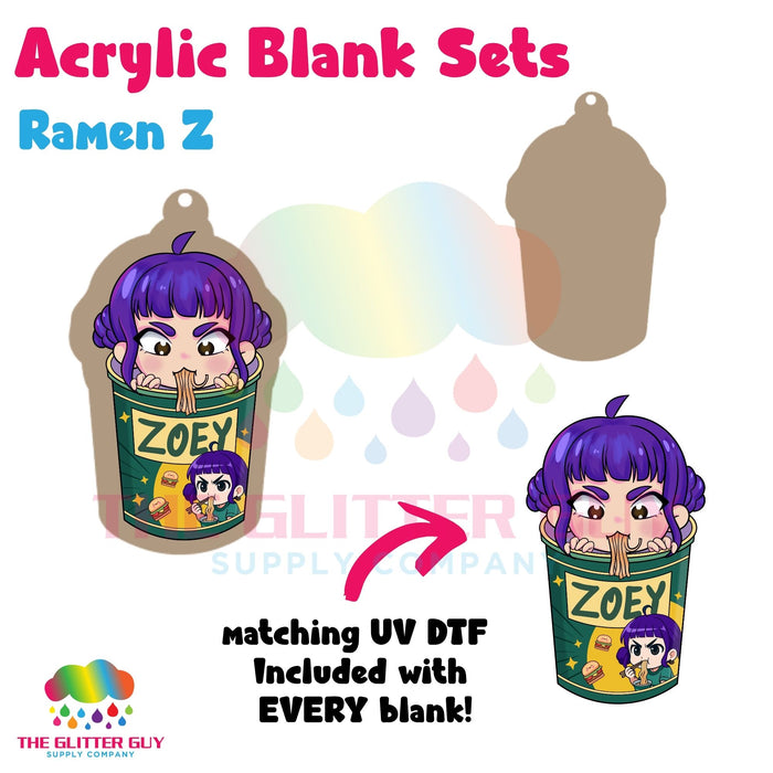 Acrylic Blank & Keychain Kit - Ramen Z