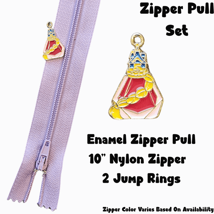 Zipper Pull Nylon Zipper Set - Princess Perfume Bottles