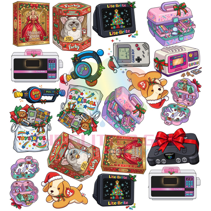Premade Gang Sheet - Retro Shopping