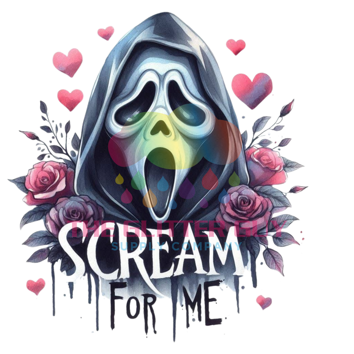 Printed Decal - Scream For Me