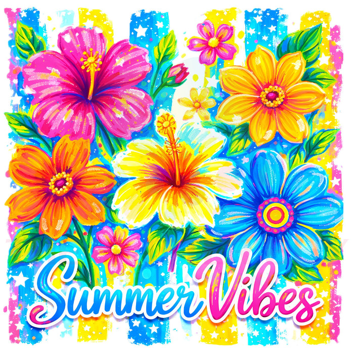 Printed Decal - Summer Vibes