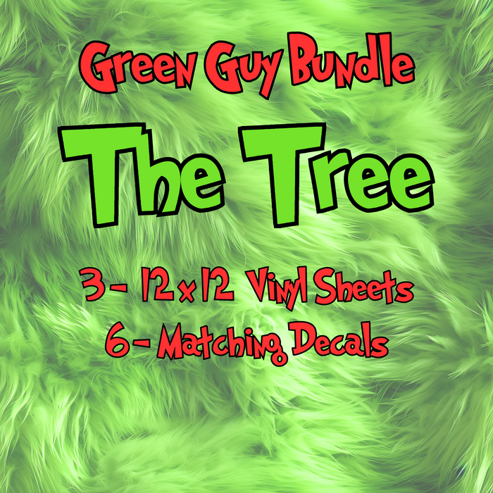 Green Guy - The Tree - Printed Vinyl Bundle