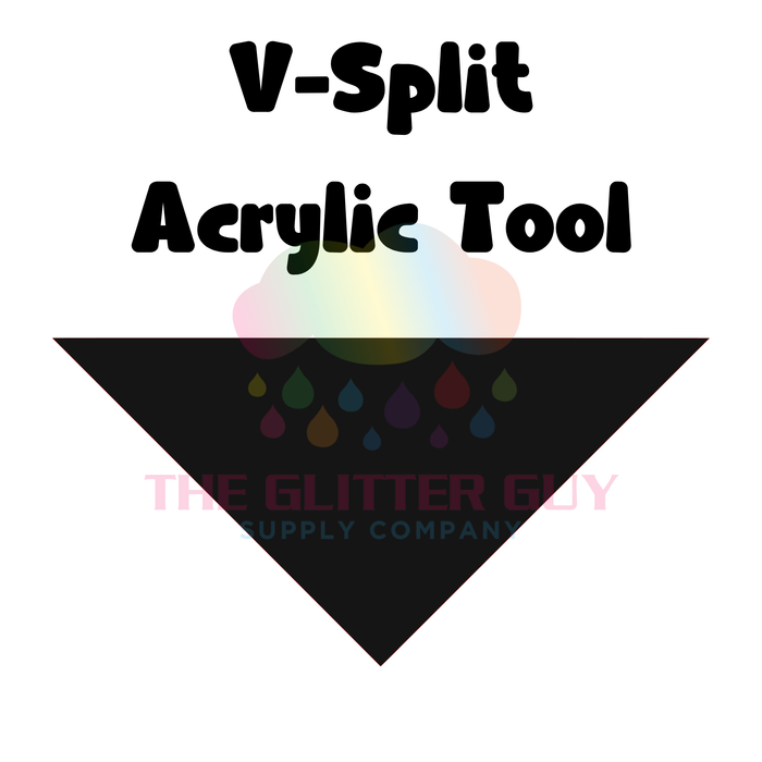 V-Split Triangle Vinyl Cutting Tool – 12” x 6” – Perfect for Split Designs, Tumblers & Pattern Combos