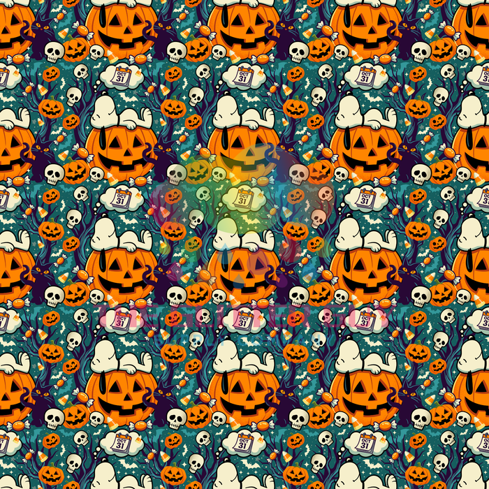 Printed Vinyl - Wake Me Halloween