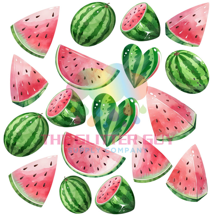 Premade Gang Sheet - Watermelon Pieces