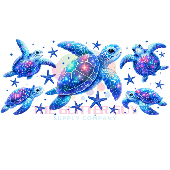 Libbey Can Wrap 16oz -  Ink Transfers | Wild Tide Turtles