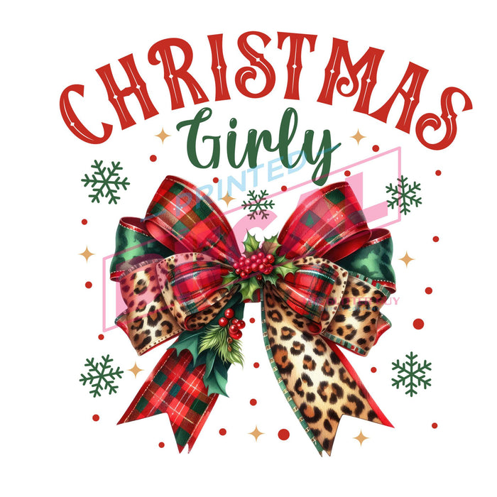 Printed Decal - Christmas Girlie