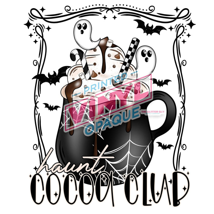 Printed Decal - Haunt Cocoa Club