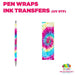 Acid Wash Tie Dye |Pen Wrap - Ink Transfers (UVDTF) | UVDTF from The Glitter Guy