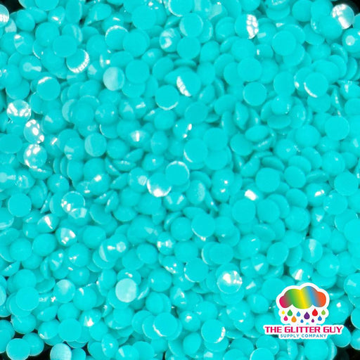 Aqua - Jelly Rhinestone | Rhinestones from The Glitter Guy