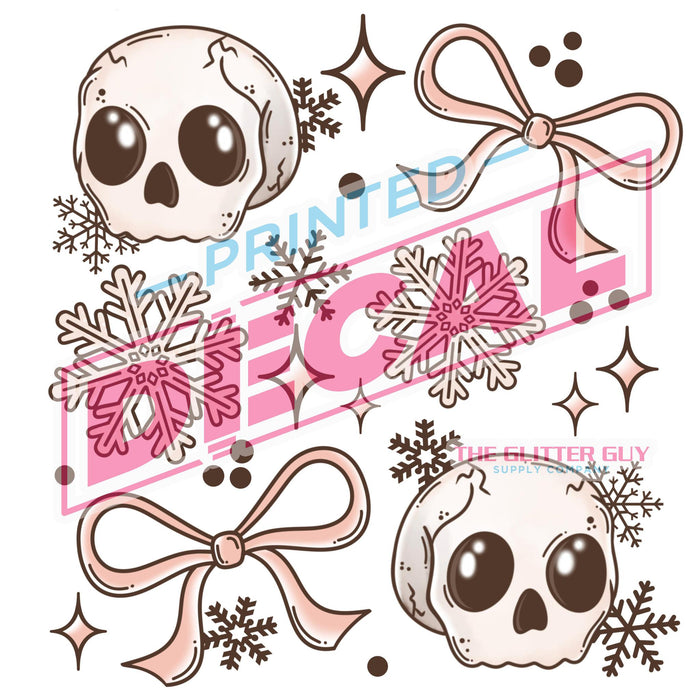 Printed Decal - Boho Winter Skellies