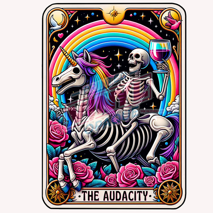 Printed Decal - The Audacity Tarot Card