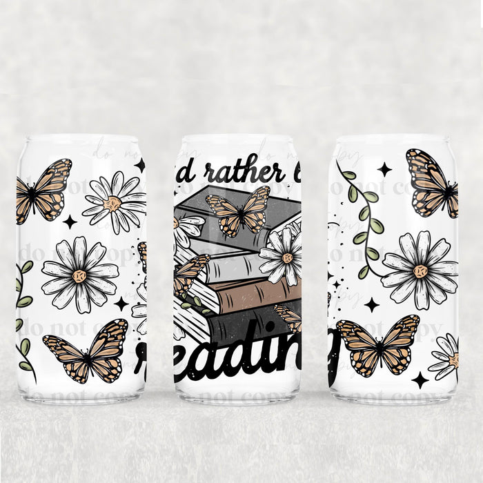 Libbey Can Wrap 16oz -  Ink Transfers | I'd Rather Be Reading