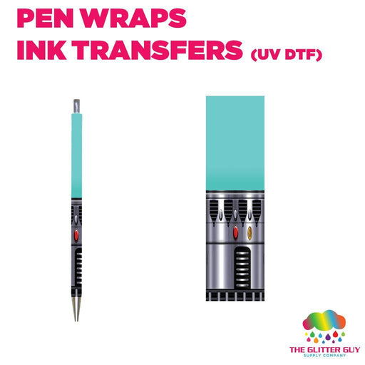 Blue Saber|Pen Wrap - Ink Transfers (UVDTF) | from The Glitter Guy