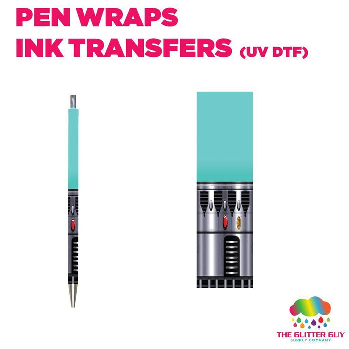 Blue Saber|Pen Wrap - Ink Transfers (UVDTF) | from The Glitter Guy