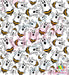 Boo Bees | 10" x 10" Ink Transfer Sheet | UVDTF from The Glitter Guy