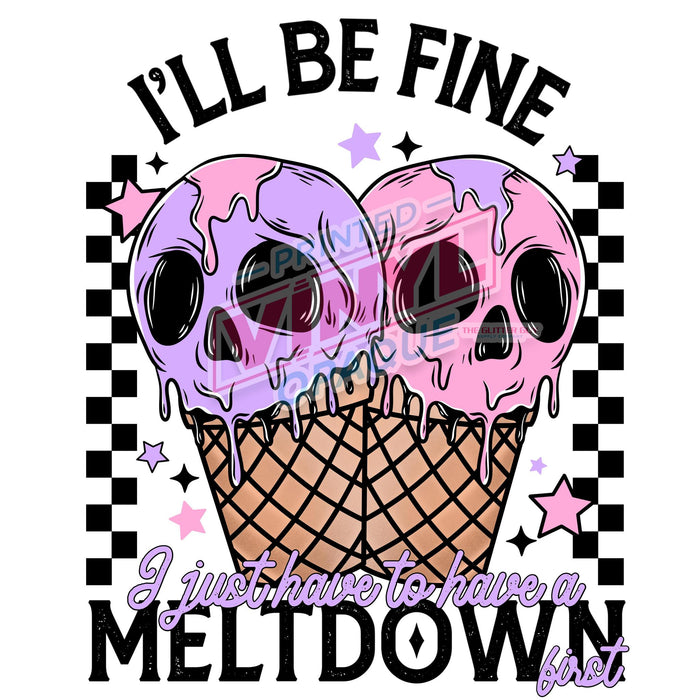 Printed Decal - Meltdown