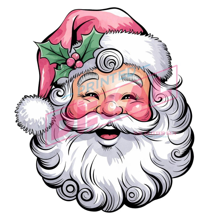 Printed Decal - Cutie Santa