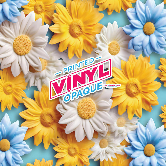 Printed Vinyl - Real D Daisies