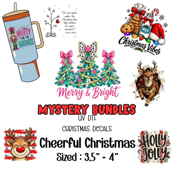 Mystery Decal Bundles - Cheerful Christmas