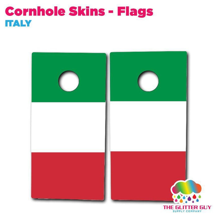 Cornhole Skins - Flags | Printed Dept from The Glitter Guy