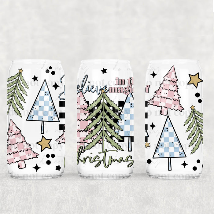 Libbey Can Wrap 16oz -  Ink Transfers | Magic Of Christmas