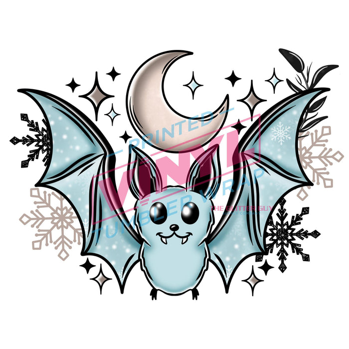 Printed Decal - Winter Bats