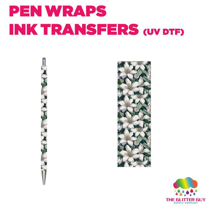 Daffodils Full |Pen Wrap - Ink Transfers (UVDTF) | UVDTF from The Glitter Guy