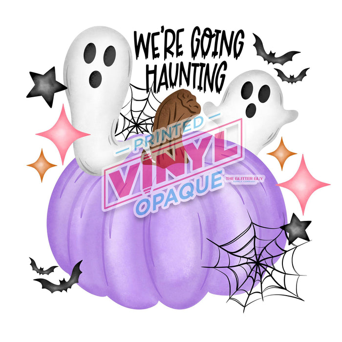 Printed Decal - Lets Go Haunting