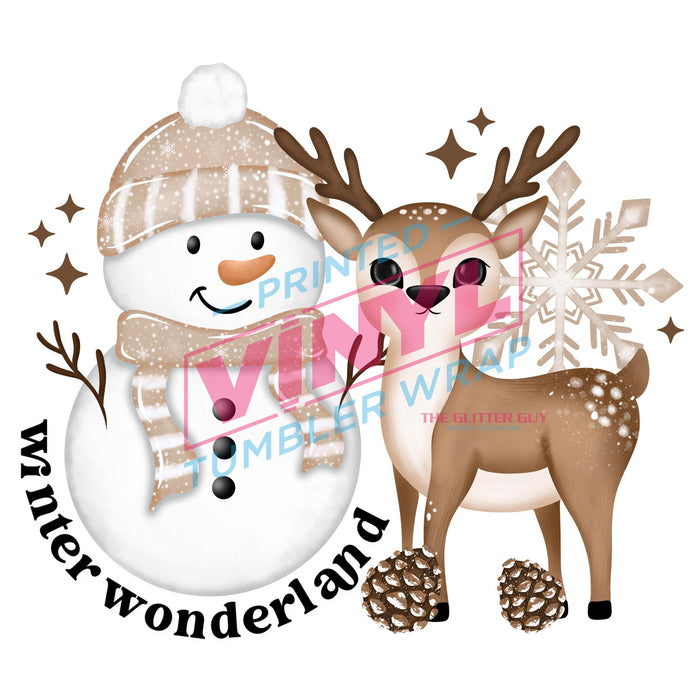 Printed Decal - Winter Wonderland