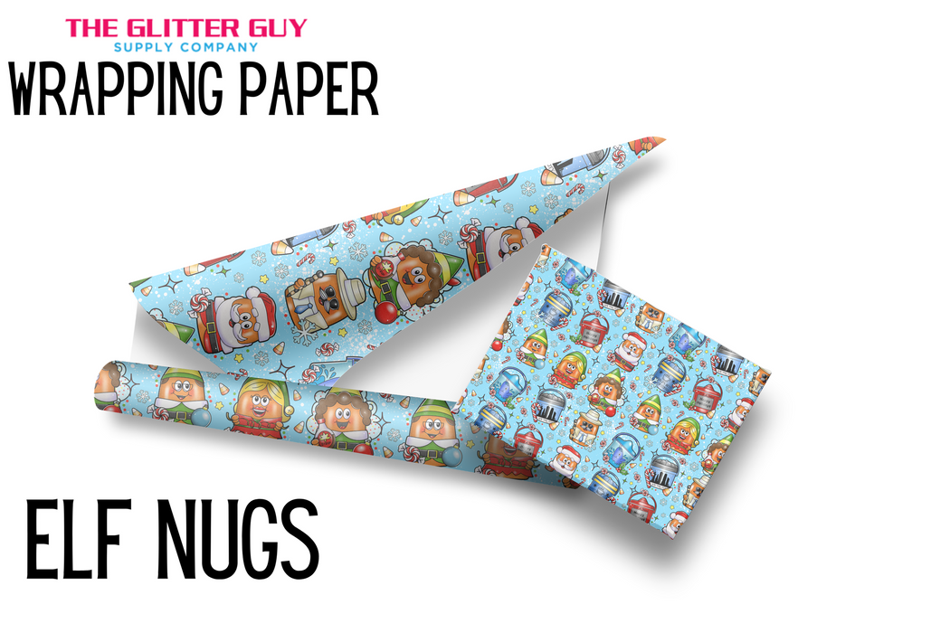 Wrapping Paper - Elf Nugs