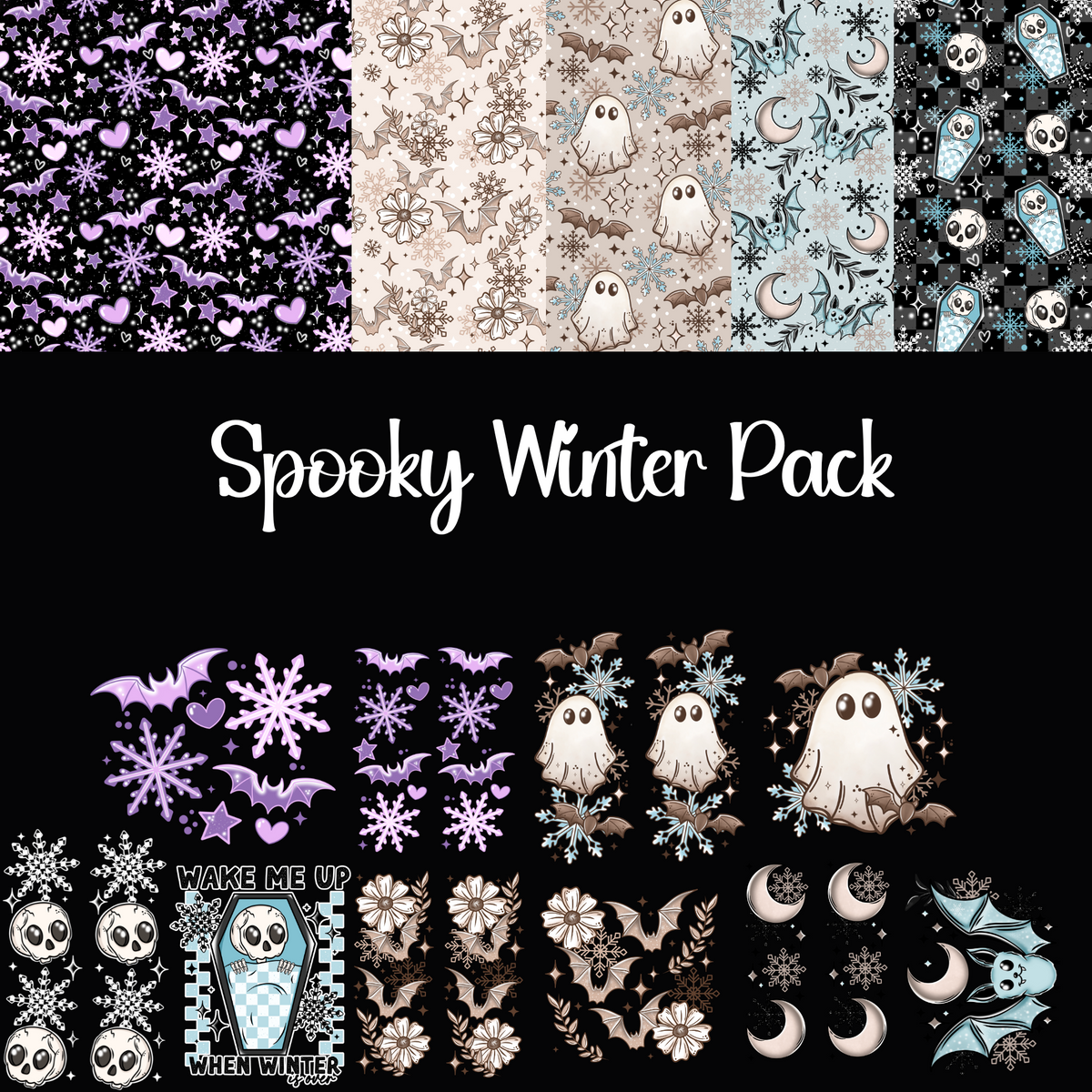 Spooky Winter - Printed Vinyl Bundle — The Glitter Guy