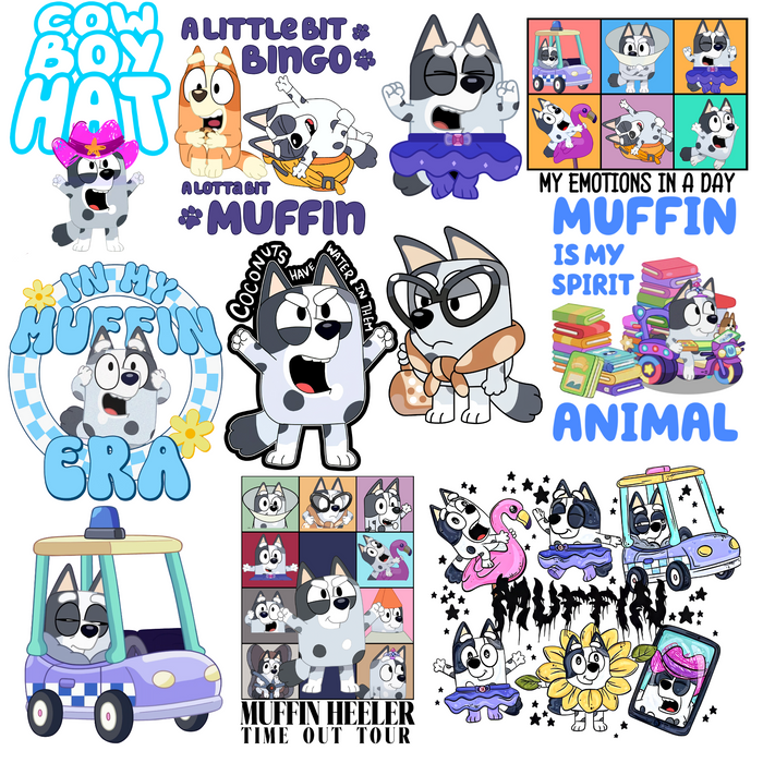 I Am Muffin - Premade Gang Sheet