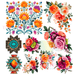 Floral Bull | Premade Gang Sheet - Fancy Nancy | Gang Sheet from The Glitter Guy