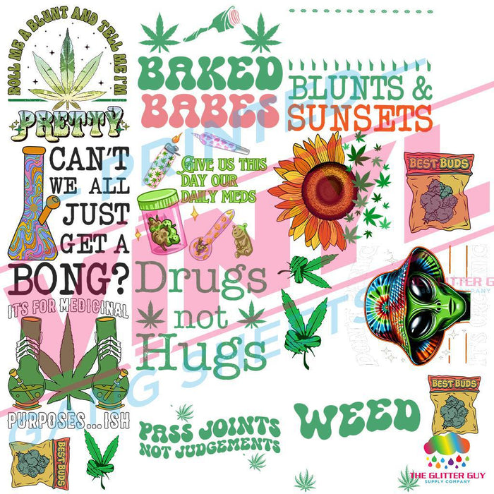 High Standards - Premade Gang Sheet | Gang Sheet from The Glitter Guy