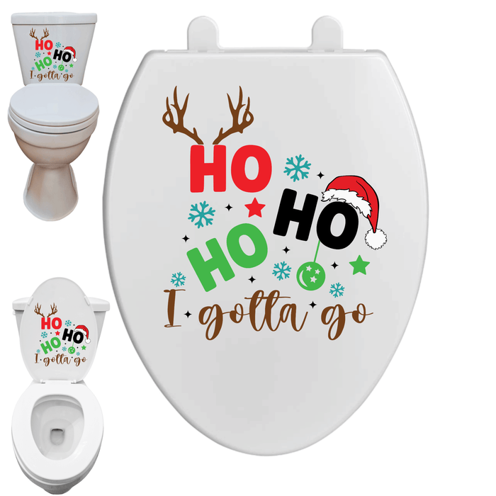 I Gotta Go Toilet Decal – Premium Ink Transfer Bathroom Sticker | from The Glitter Guy
