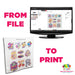 Ink Transfer (UV DTF) Gang Sheet - Auto Builder | Gang Sheet from The Glitter Guy