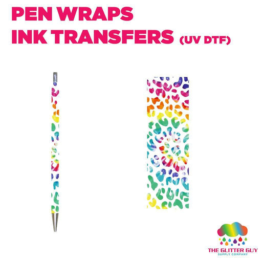 Leopard Tie Dye|Pen Wrap - Ink Transfers (UVDTF) | UVDTF from The Glitter Guy