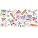 Libbey Can Wrap 16oz - Ink Transfers | Back To School | from The Glitter Guy
