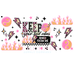 Libbey Can Wrap 16oz - Ink Transfers | Bad Vibes | from The Glitter Guy